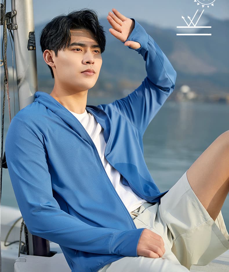 アウトドアファッション 通気性抜群！軽量 速乾パーカー