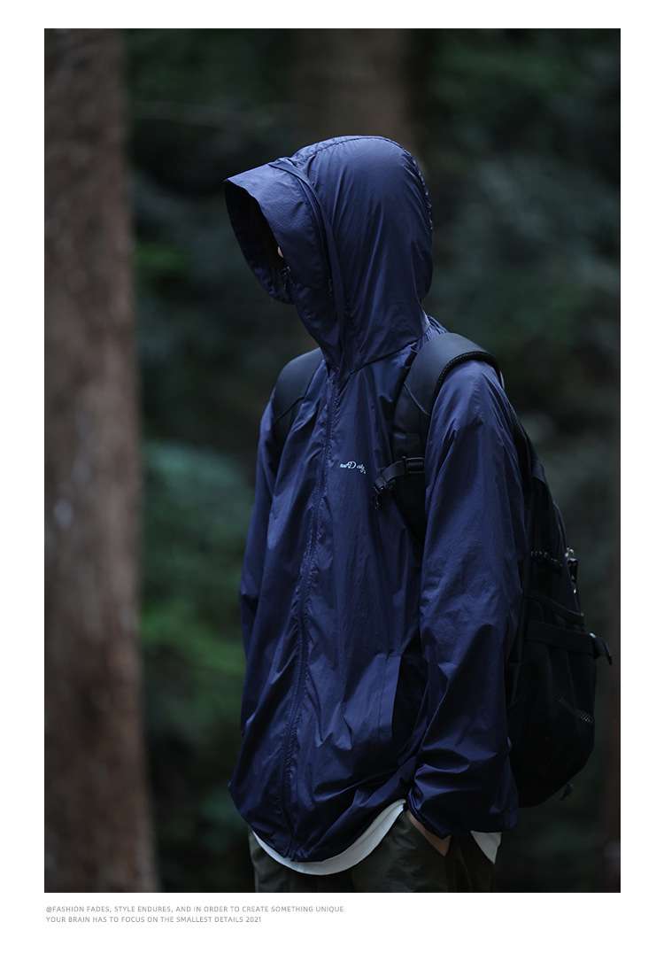 アウトドアファッション アウトドア軽量フードジャケット