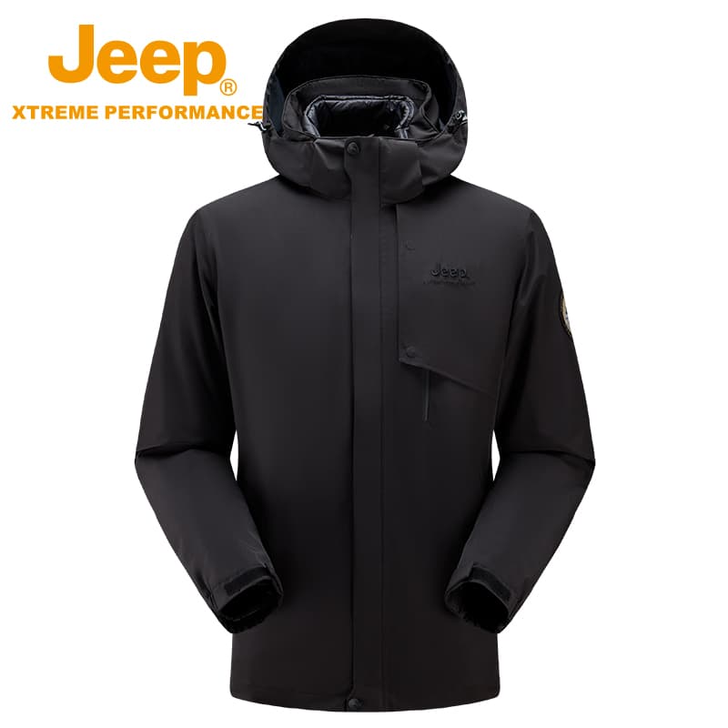 アウトドアファッション 冬山仕様 多機能防寒ジャケット