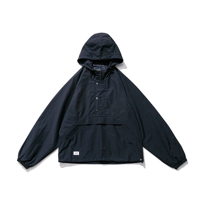 アウトドアファッション 山麓フードプルオーバー