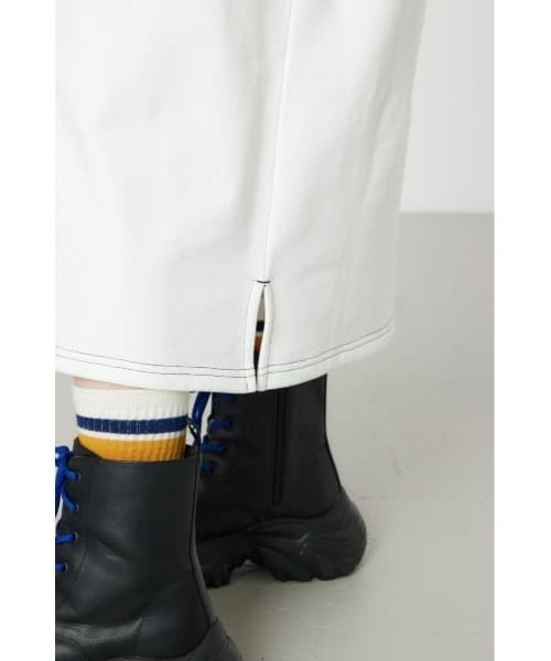 アウトドアファッション ゆったりロングワンピース