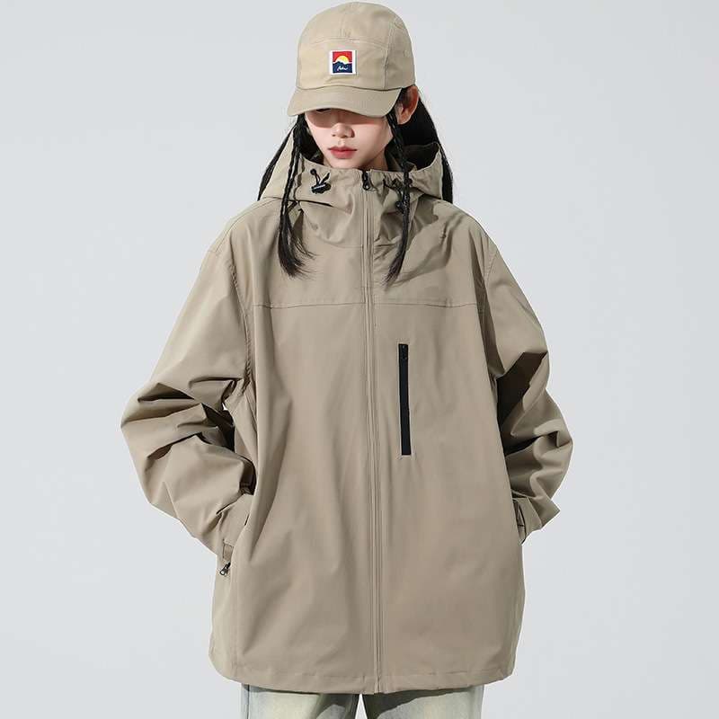 アウトドアファッション 防風防水アウトドアフードジャケット
