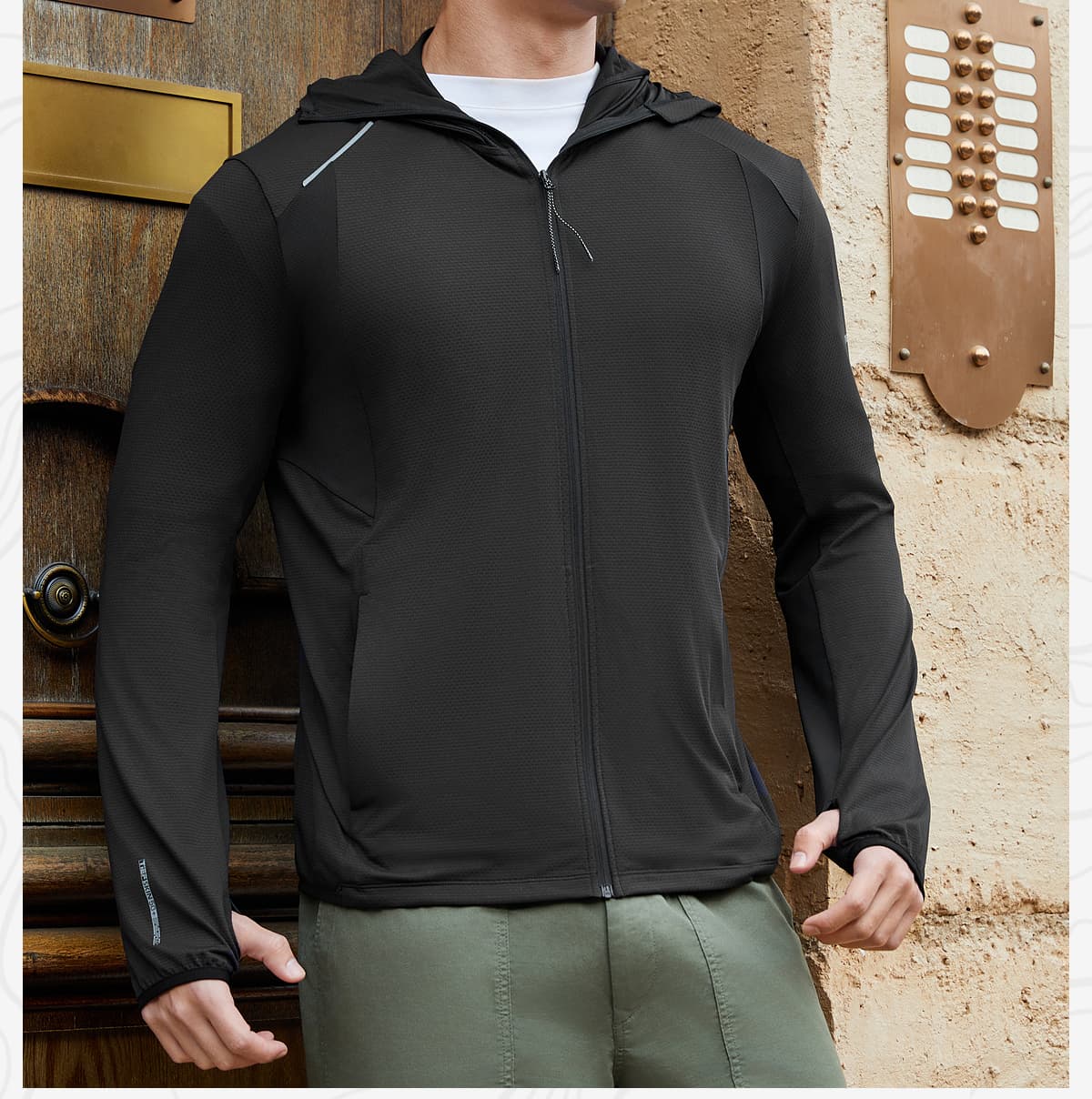 アウトドアファッション リラックスフィット軽量ジャケット