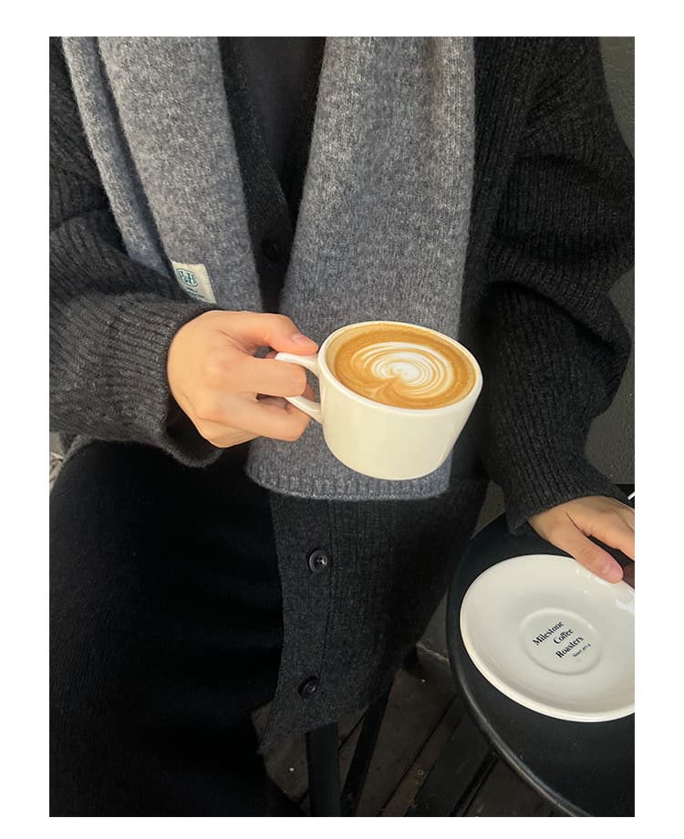 アウトドアファッション こなれ感オーバーサイズニットカーディガン