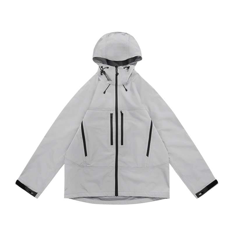 アウトドアファッション 耐水性機能付き多機能登山用ジャケット