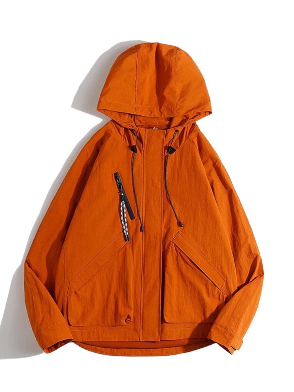 アウトドアファッション アウトドア機能性フード付きジャケット