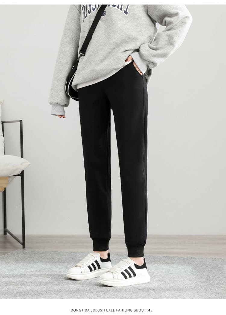 アウトドアファッション 裏起毛あったかジョガーパンツ