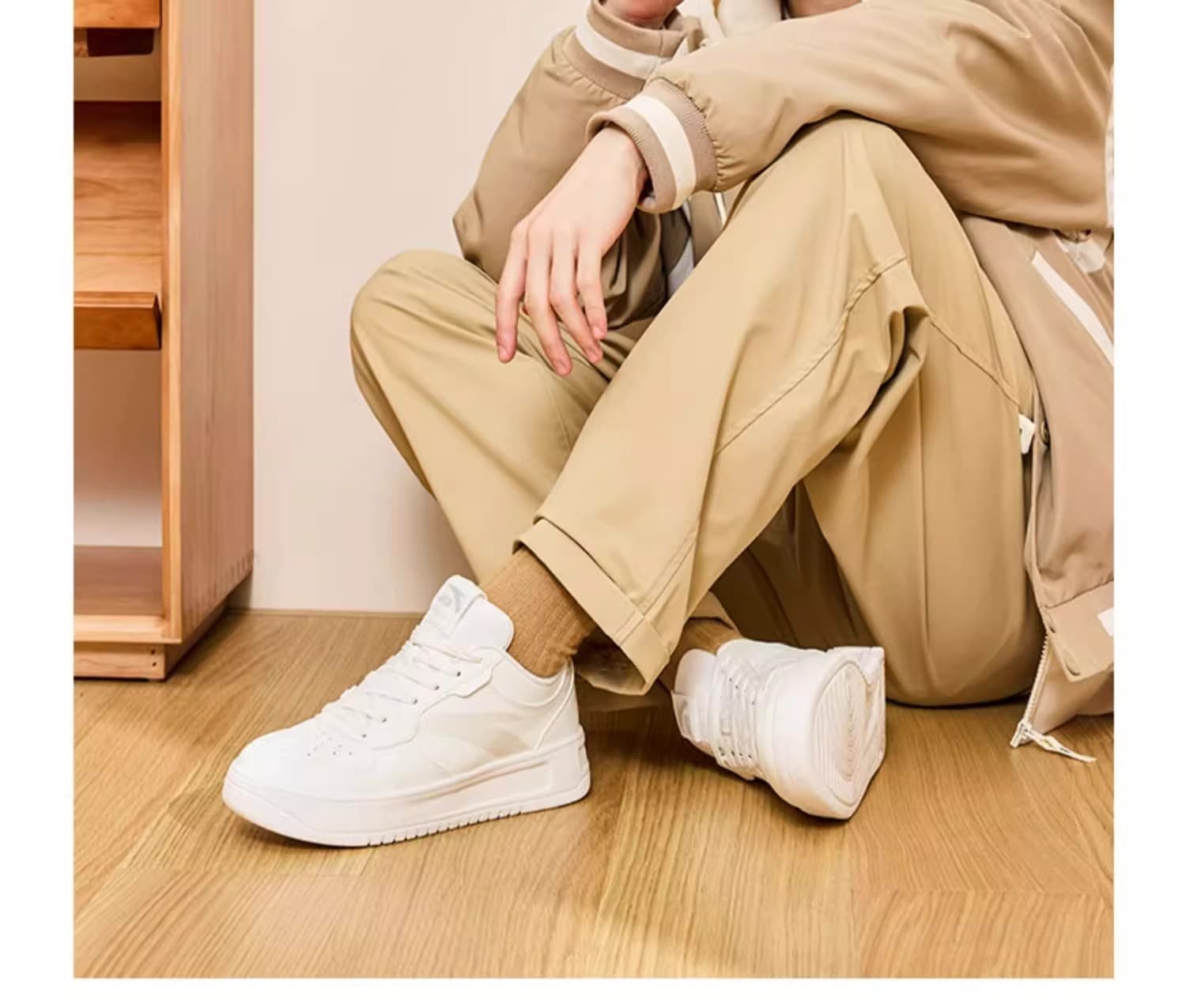 アウトドアファッション スポーツ軽量厚底スニーカー