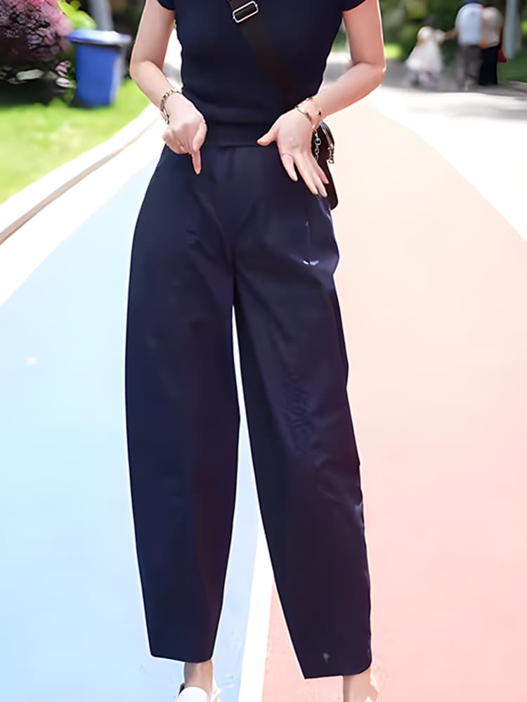 アウトドアファッション ゆったりシルエット ワイドパンツ