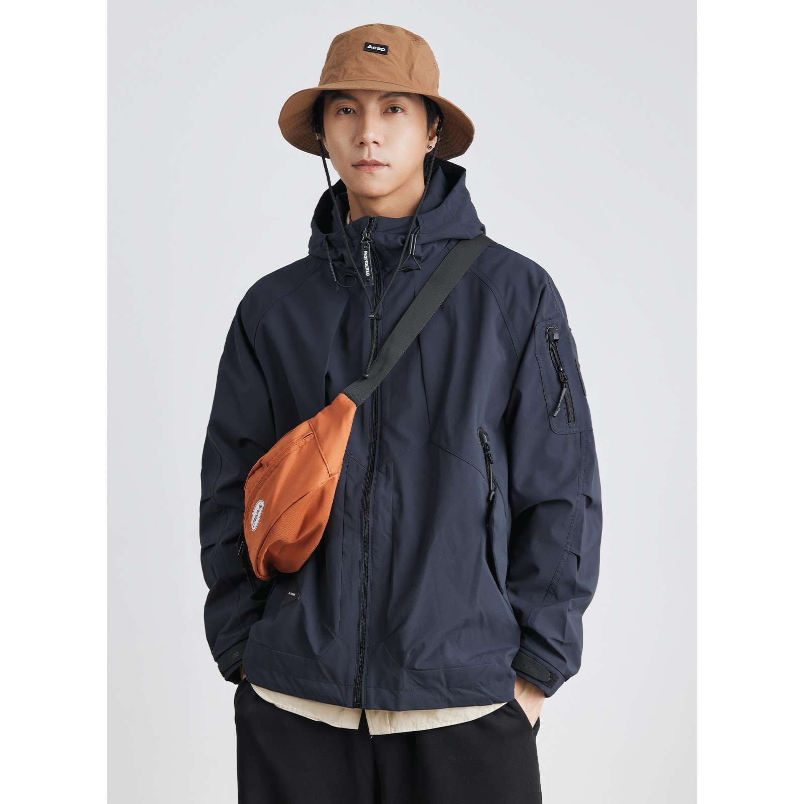 アウトドアファッション 生成です