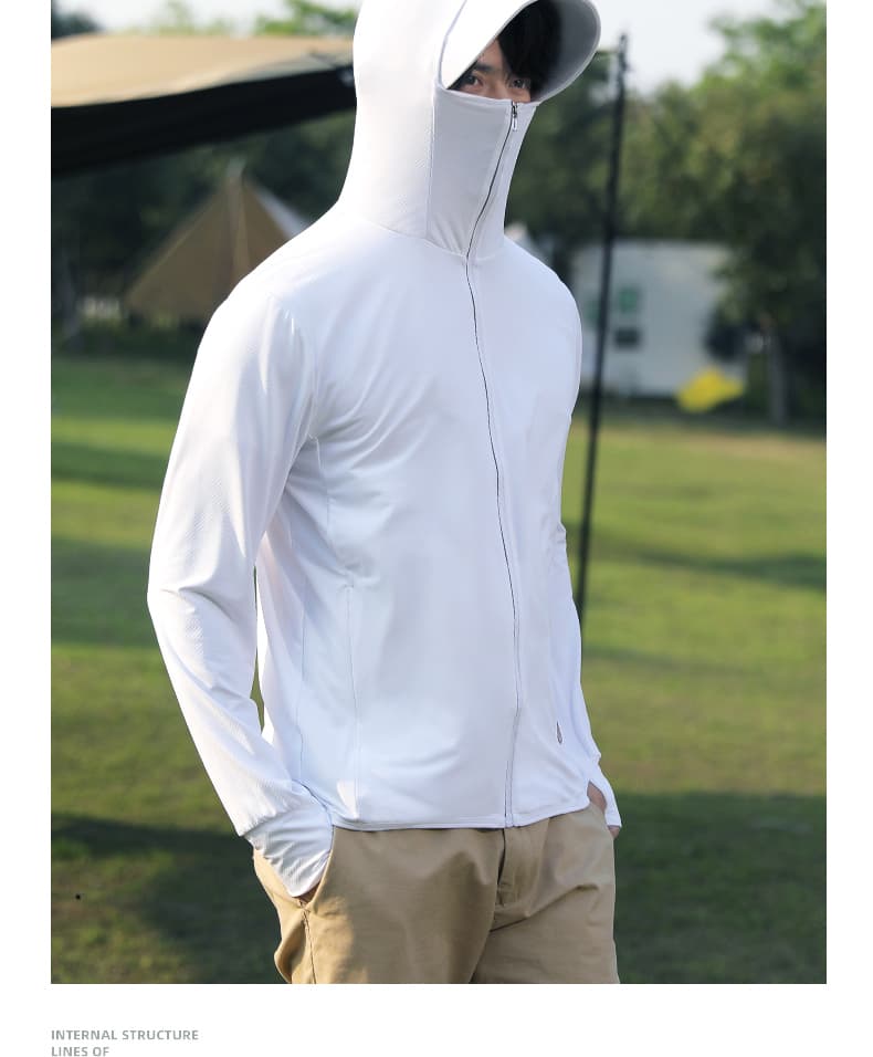 アウトドアファッション 通気性抜群！軽量 速乾パーカー