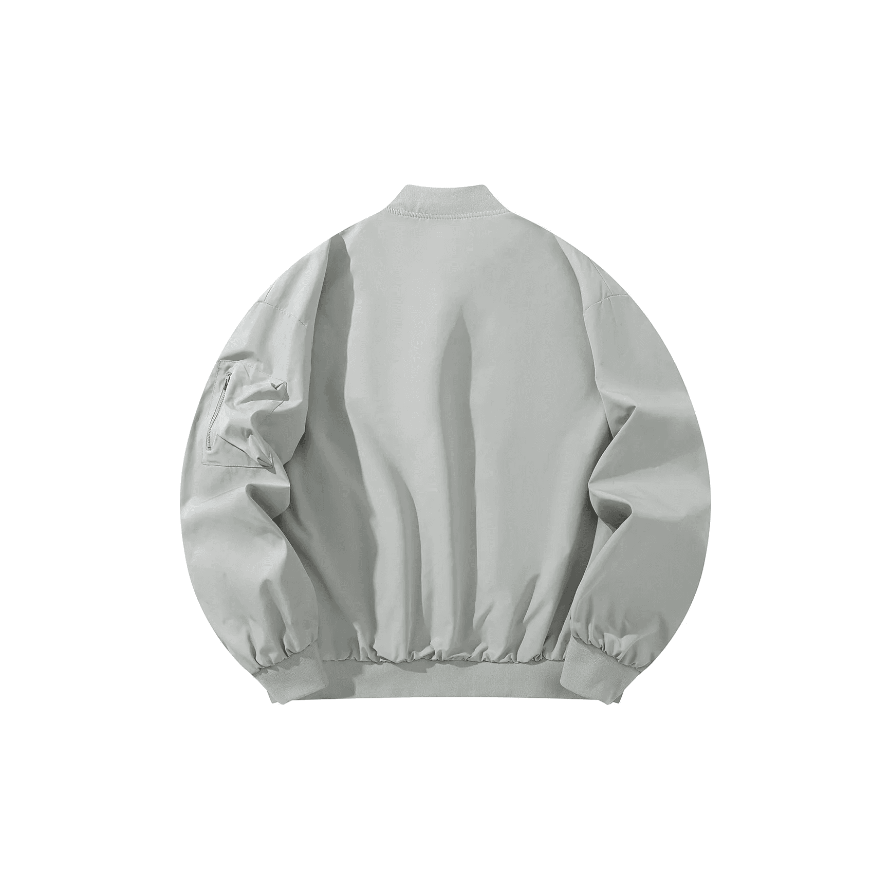 アウトドアファッション シンプル ジップアップ ブルゾン