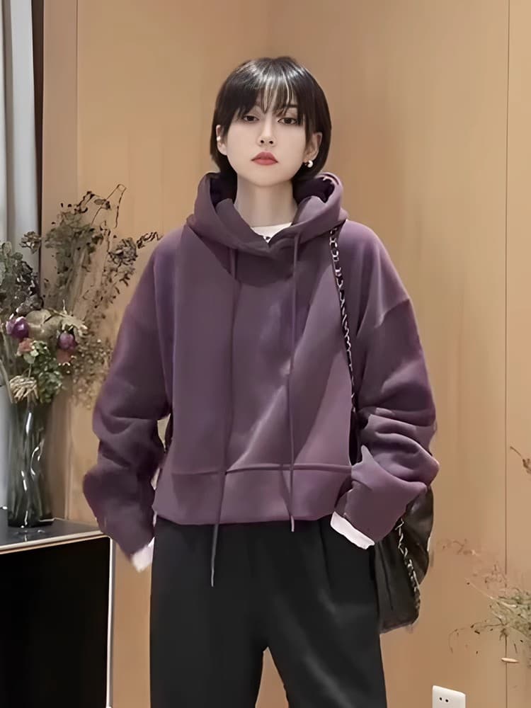 アウトドアファッション ゆったりくつろぎフードパーカー