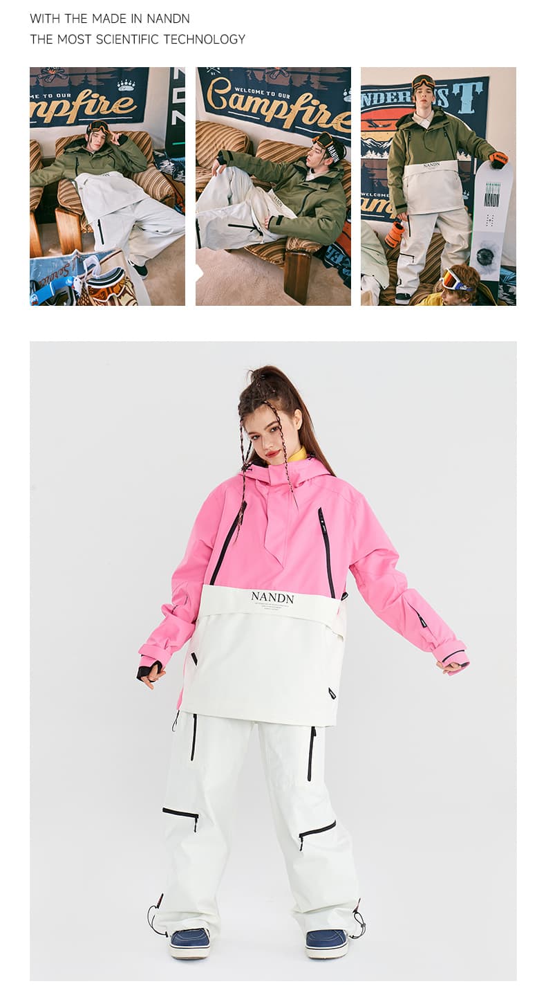 アウトドアファッション マウンテンアウトドアジップパンツ