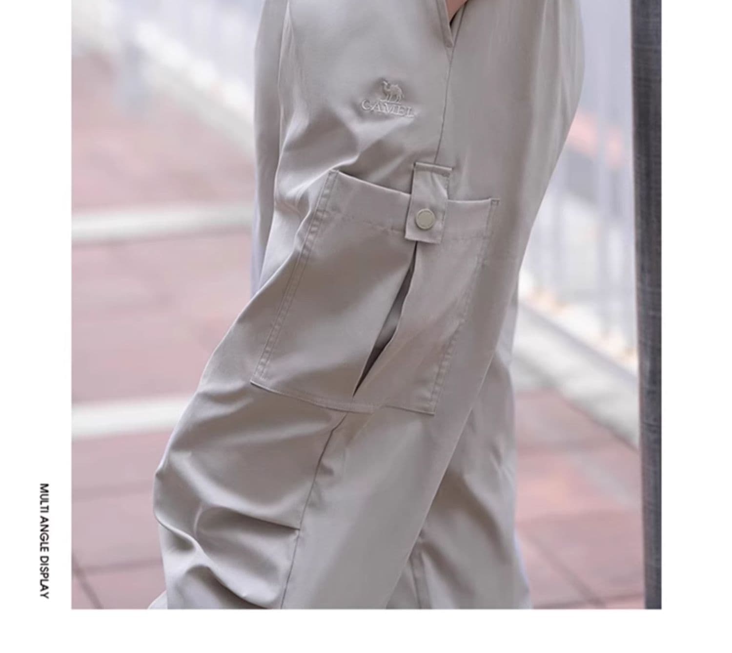 アウトドアファッション ワイドカーゴパンツ