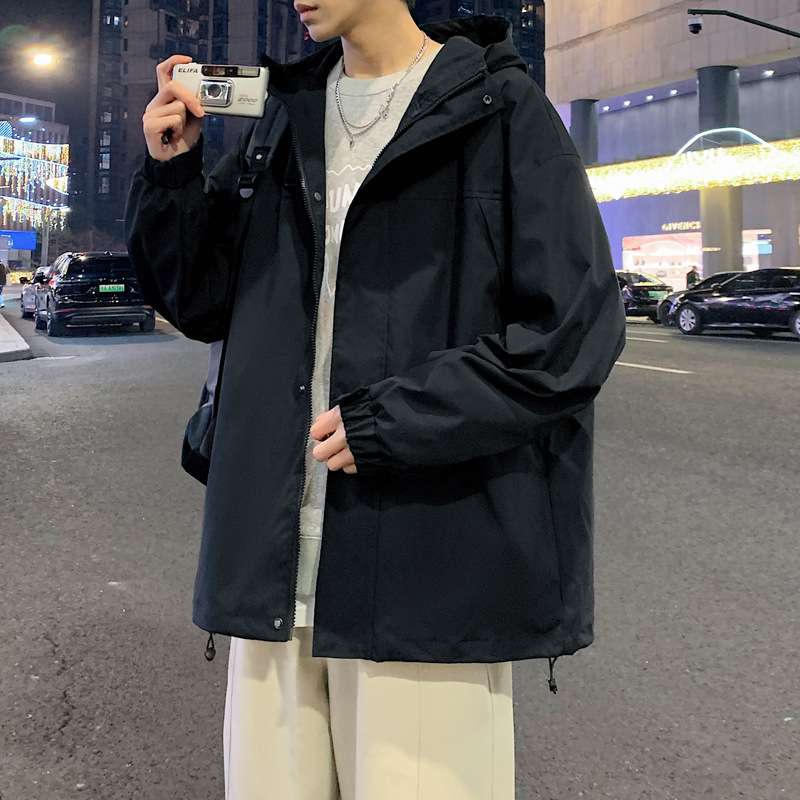 アウトドアファッション マウンテンパーカー ダブルジップ 中綿付き