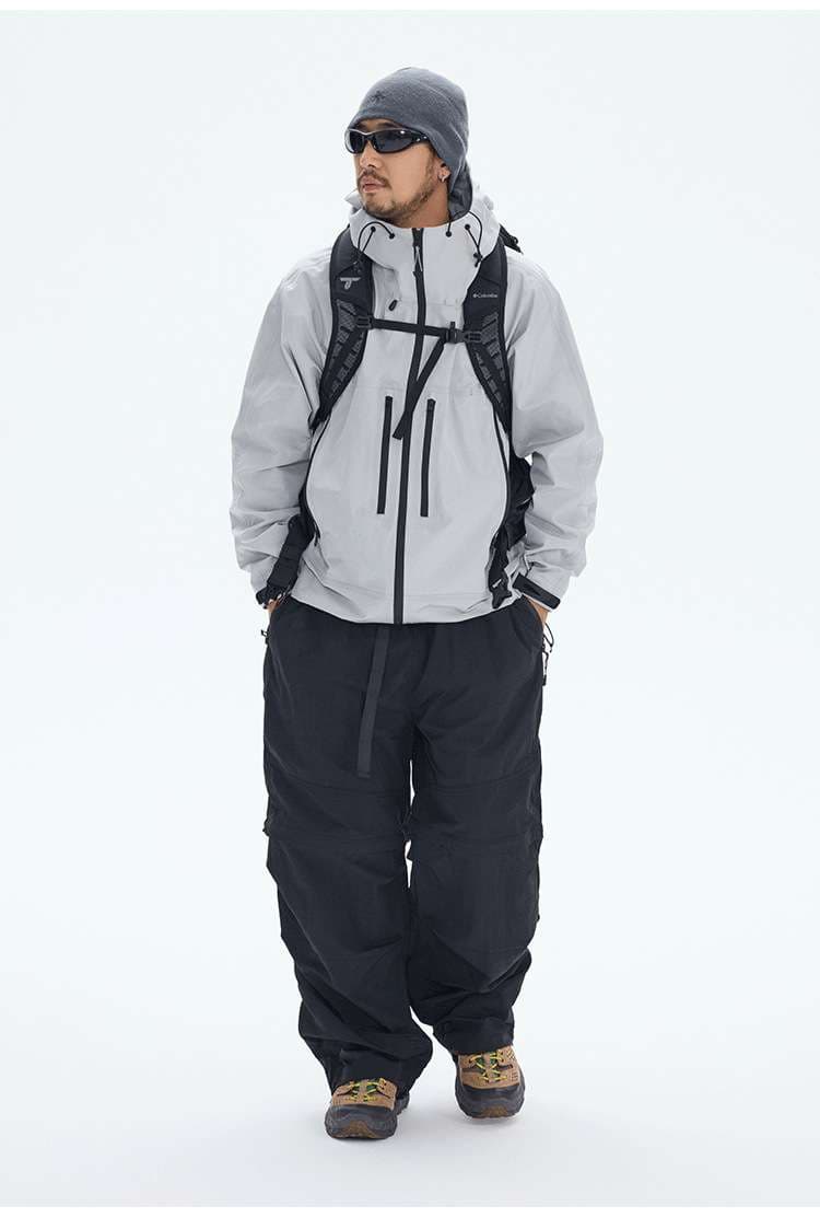 アウトドアファッション 耐水性機能付き多機能登山用ジャケット