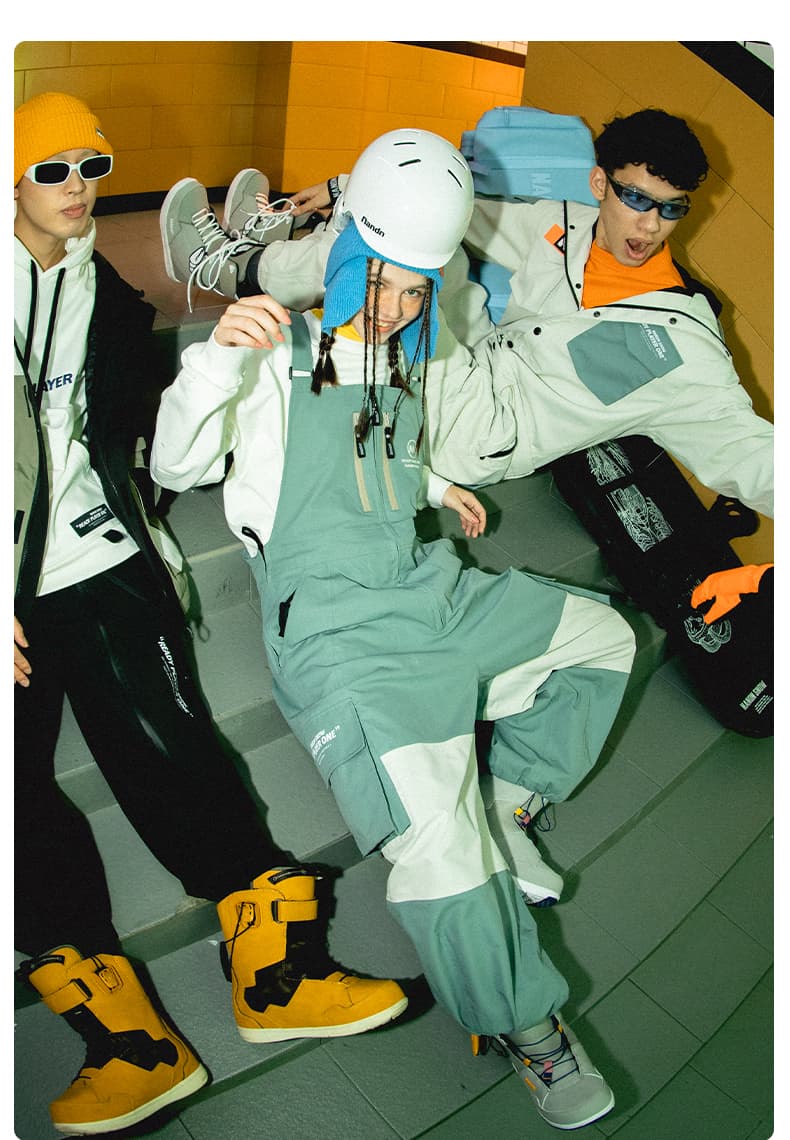 アウトドアファッション アウトドア防寒耐久オーバーオール