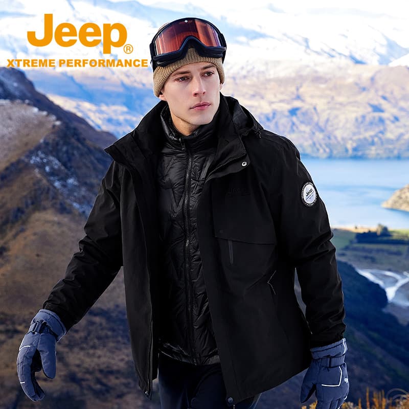 アウトドアファッション 冬山仕様 多機能防寒ジャケット