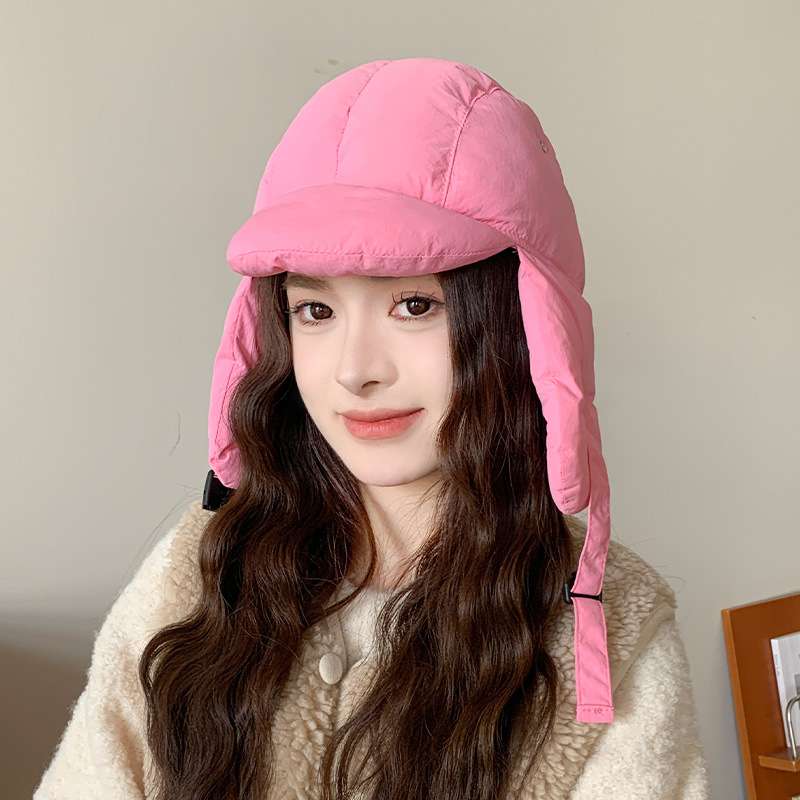 アウトドアファッション あったか防寒フード付きキャップ帽