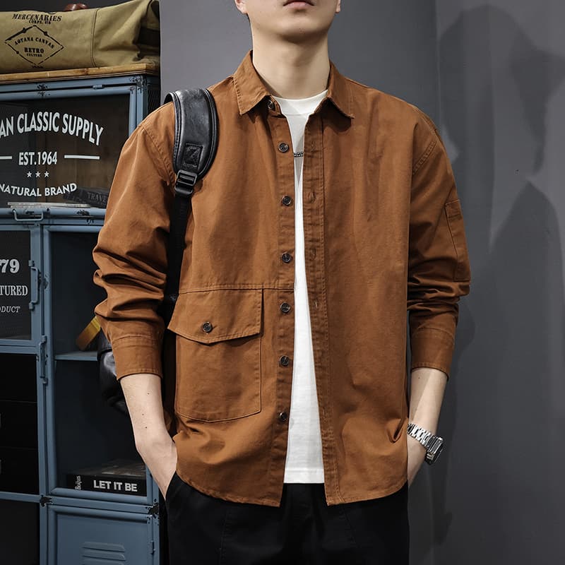 アウトドアファッション アウトドア向けワークシャツジャケット