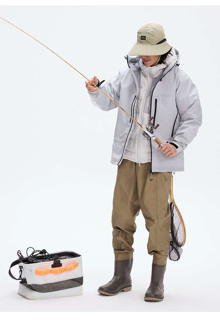 アウトドアファッション 耐水性機能付き多機能登山用ジャケット