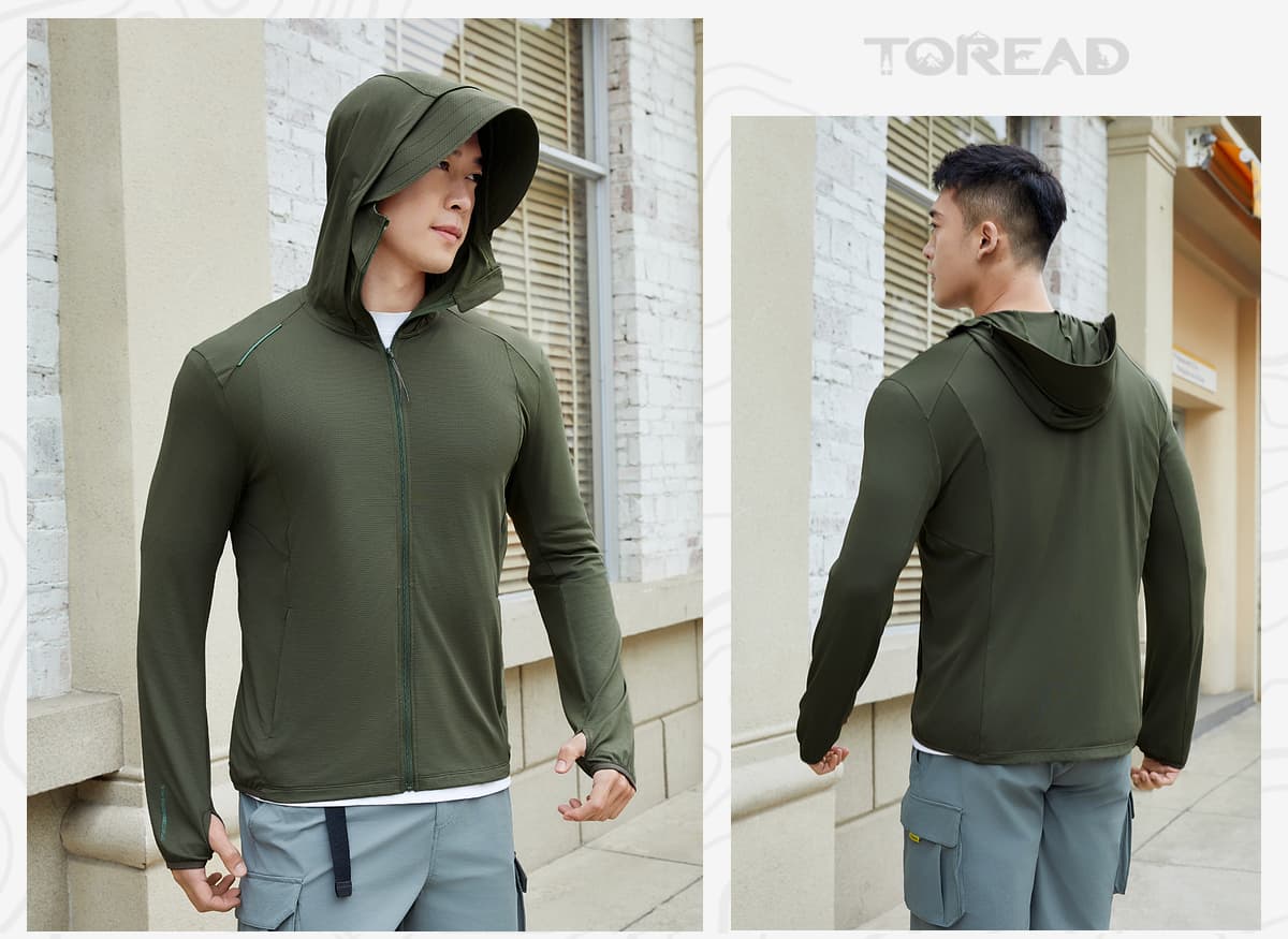 アウトドアファッション リラックスフィット軽量ジャケット