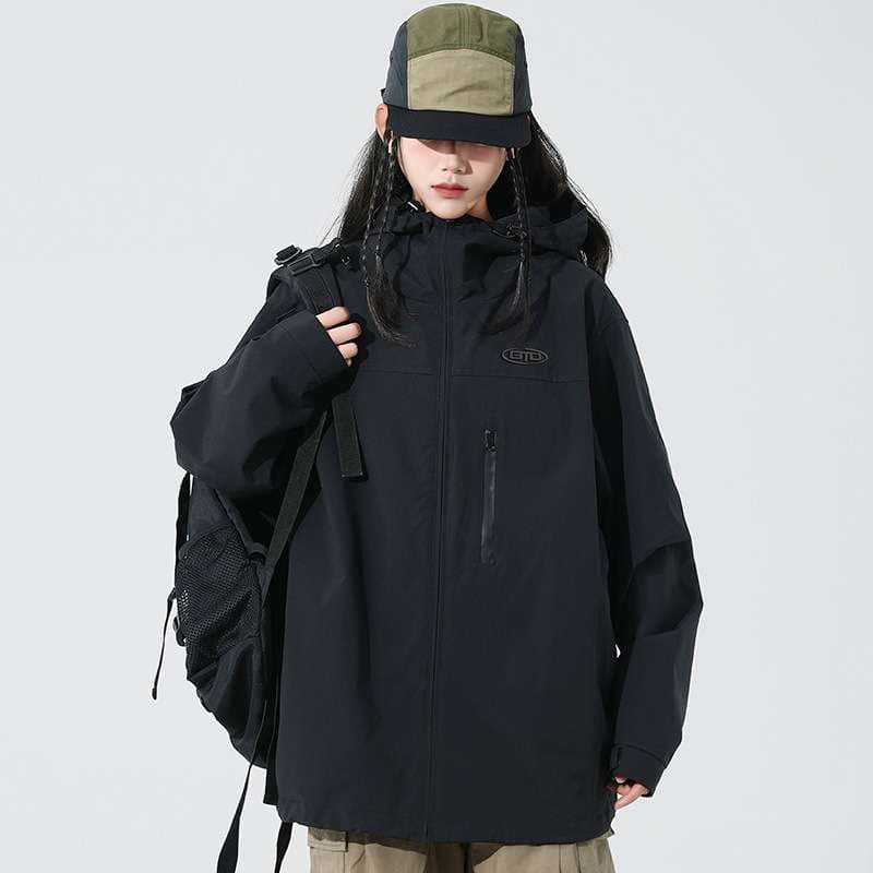 アウトドアファッション 防風防水アウトドアフードジャケット