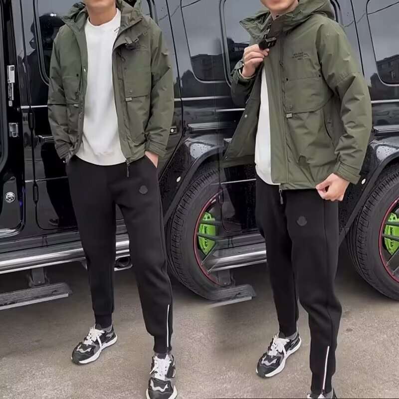 アウトドアファッション 多機能アウトドアウインドブレーカー