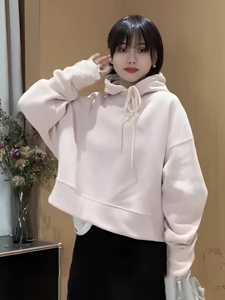 アウトドアファッション ゆったりくつろぎフードパーカー