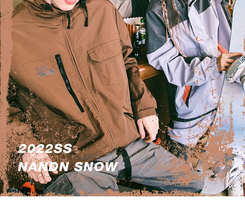 アウトドアファッション マウンテンジップアノラックパーカー