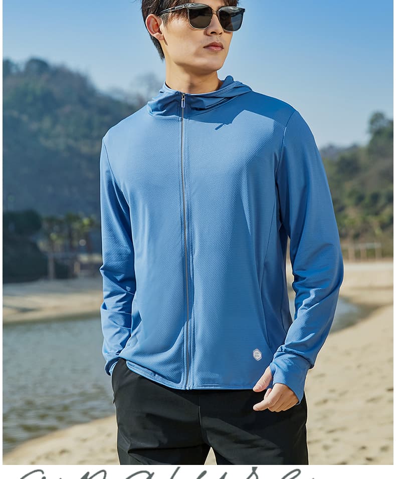 アウトドアファッション 通気性抜群！軽量 速乾パーカー