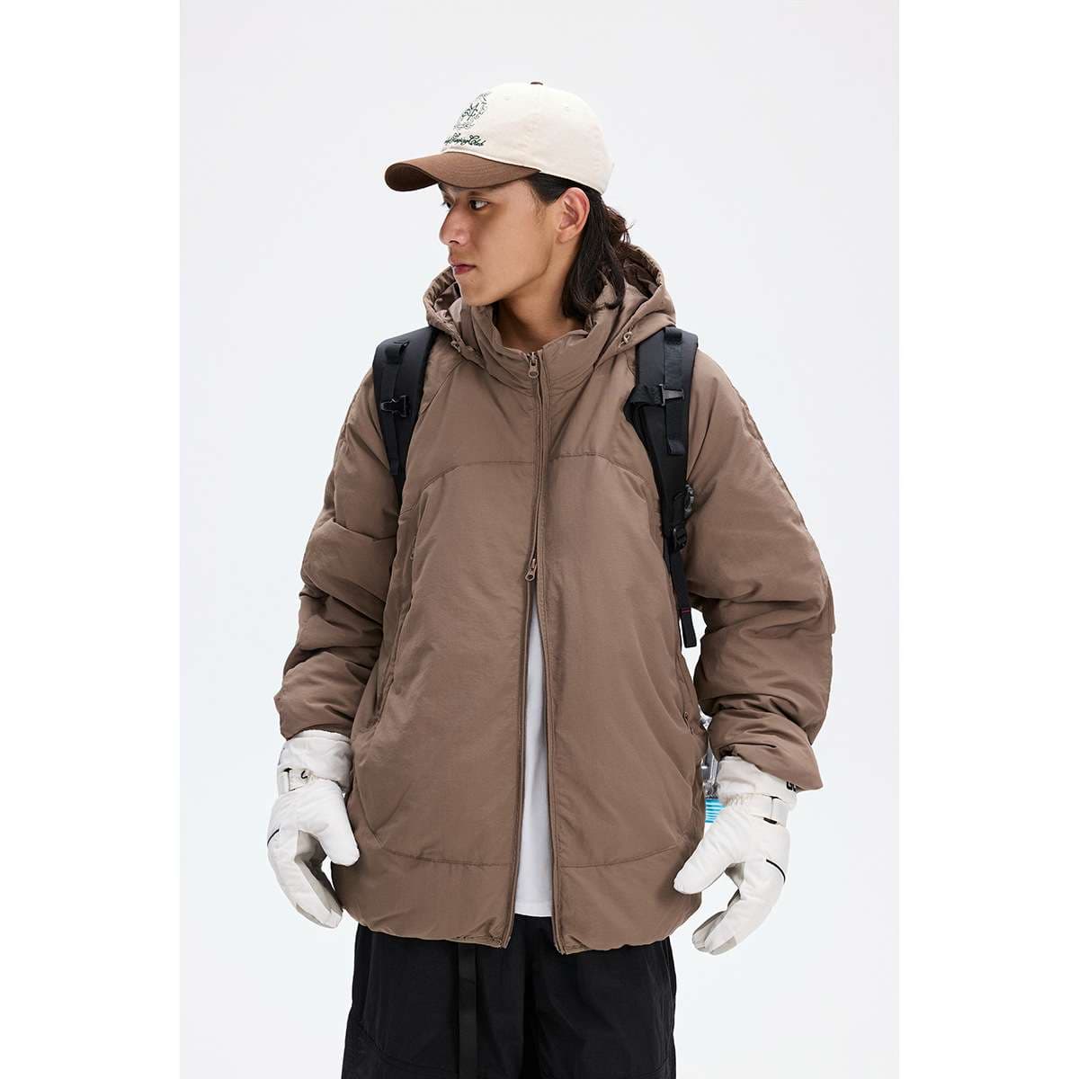 アウトドアファッション しなやかダウンジャケット