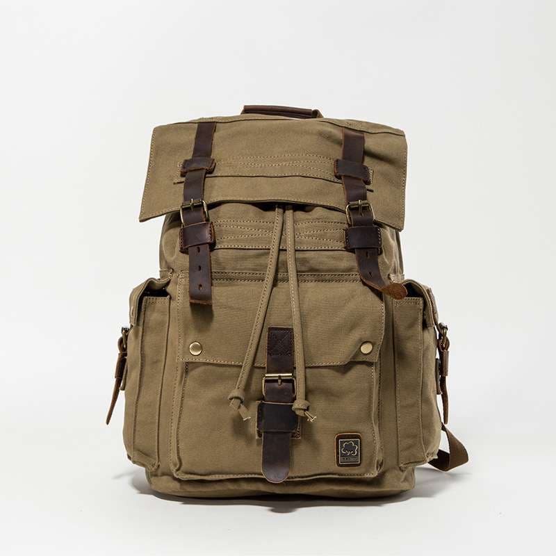 アウトドアファッション 牧場主風 帆布リュック
