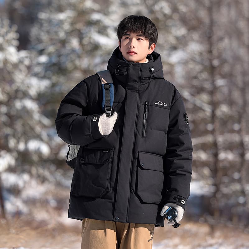 アウトドアファッション 防寒アウトドアダウンジャケット