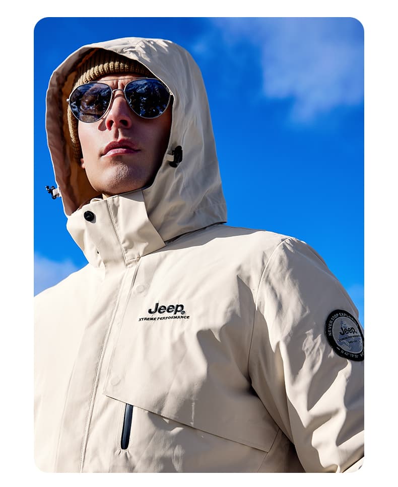 アウトドアファッション 冬山仕様 多機能防寒ジャケット