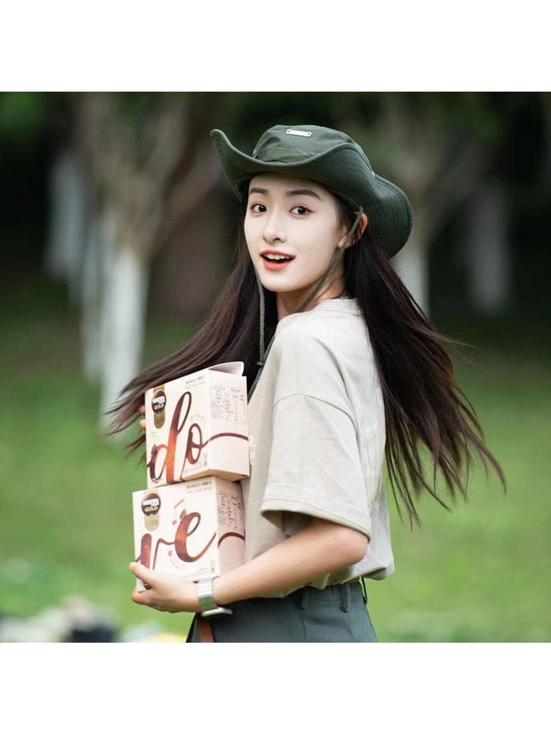 アウトドアファッション アウトドアファッション 冒険家の蒼穹つば広ハット