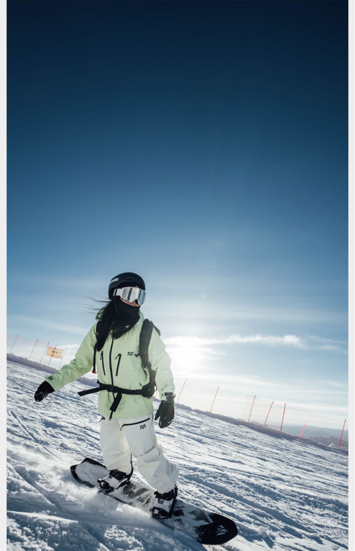 アウトドアファッション 雪山対応 防寒スキーウェア上下セット