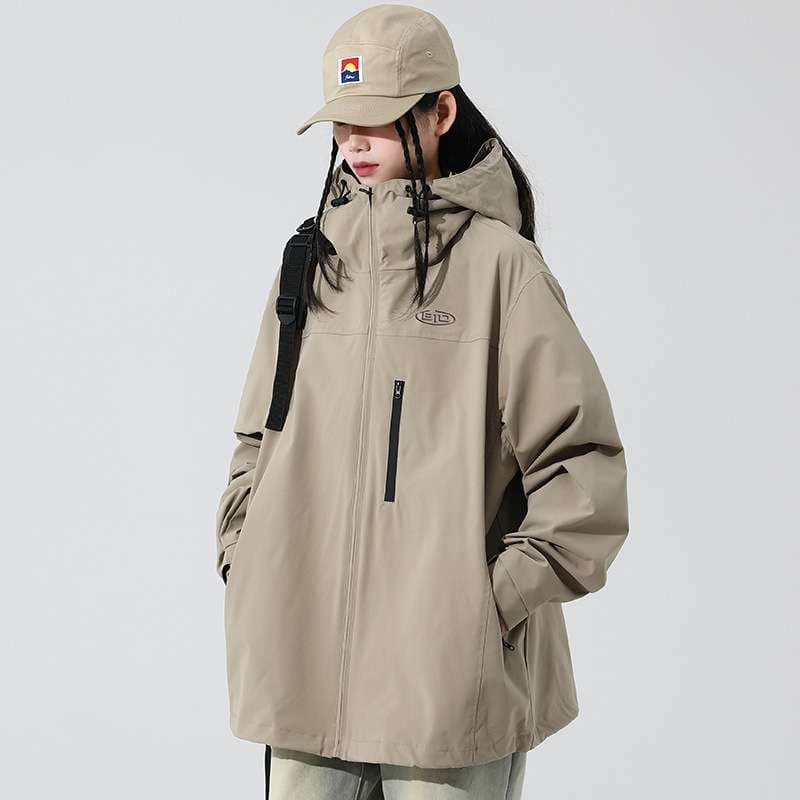 アウトドアファッション 防風防水アウトドアフードジャケット