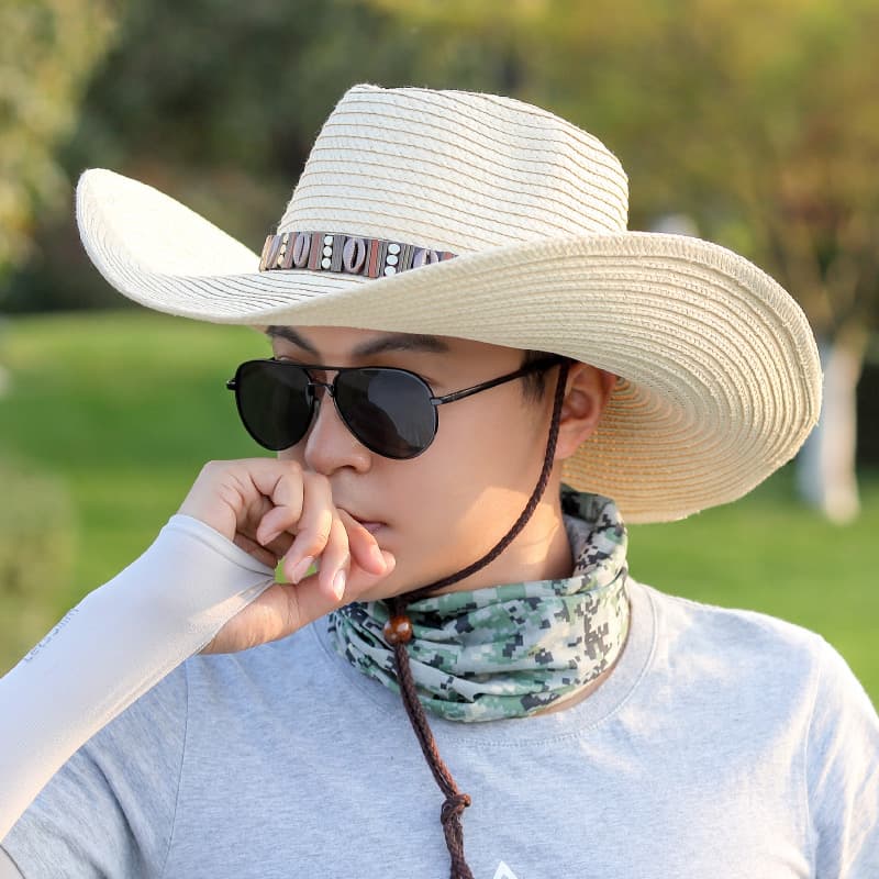 アウトドアファッション アウトドアファッション 草原の風 ワイドつば麦わら帽子