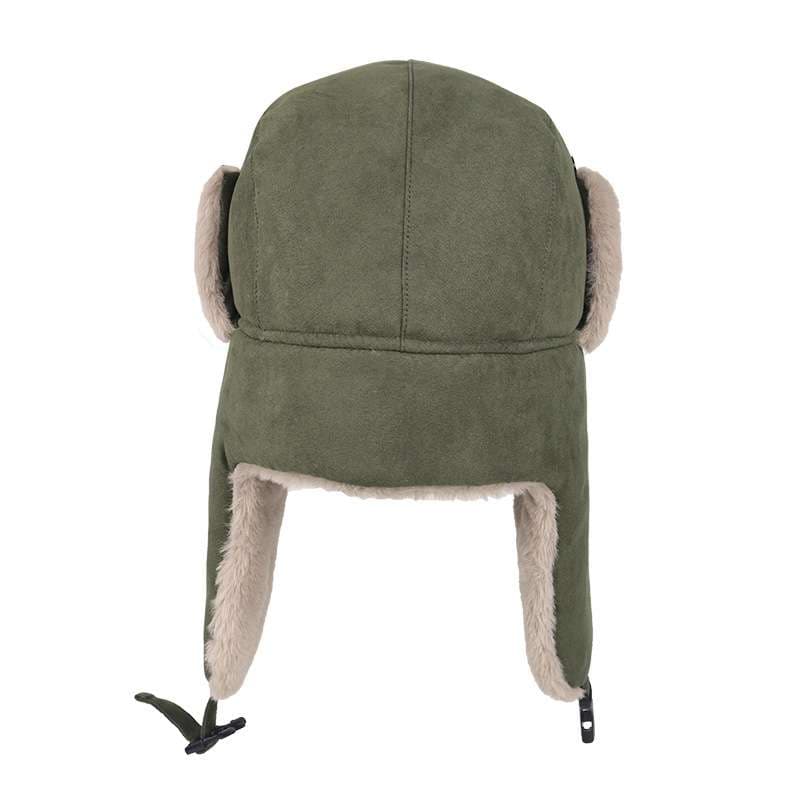 アウトドアファッション あったか耳当てつきロシアン帽子