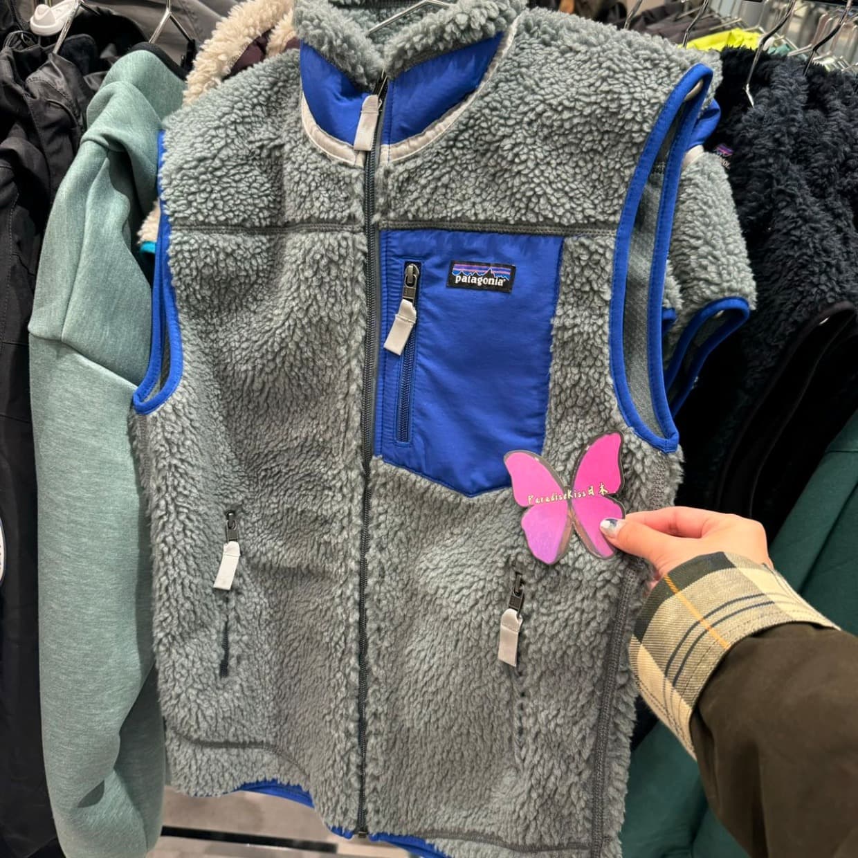 アウトドアファッション もこもこボアベスト 防寒アウター