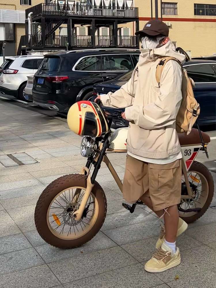 アウトドアファッション リラックス軽量アノラックパーカー