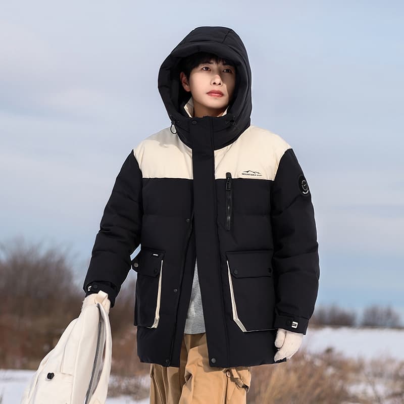 アウトドアファッション 防寒アウトドアダウンジャケット