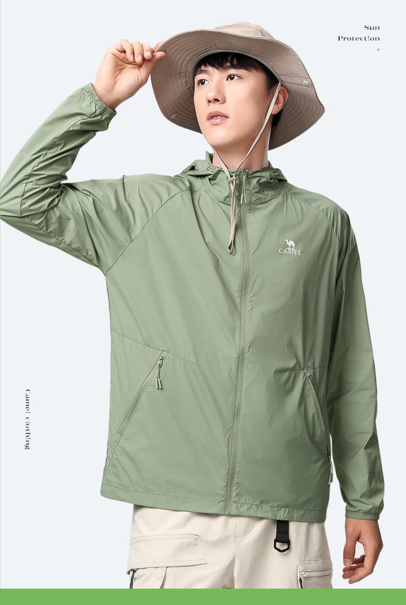 アウトドアファッション 軽量サンプロテクトパーカー