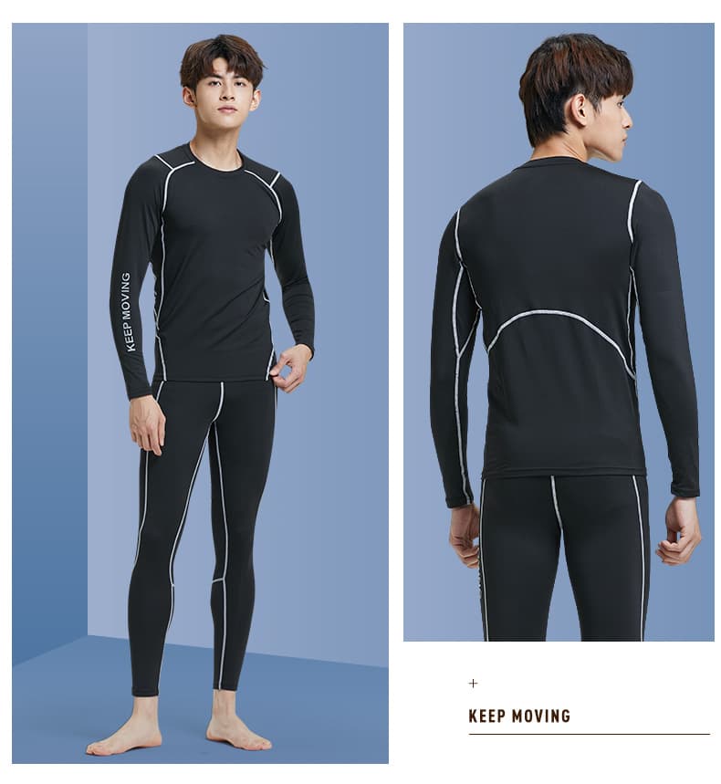 アウトドアファッション 吸汗速乾 アスリート インナーウェア セット