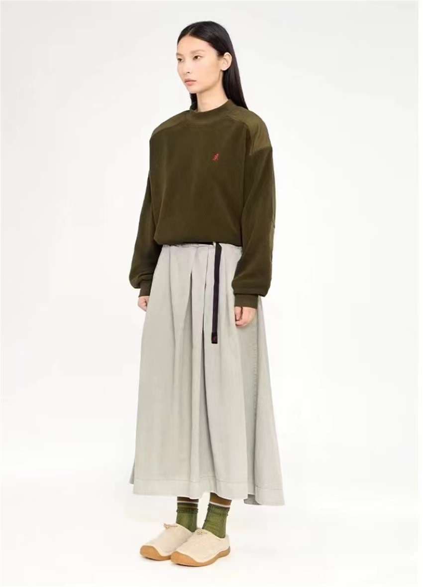 アウトドアファッション アウトドア ロング フレアスカート