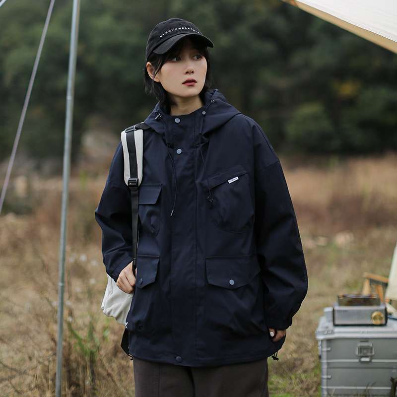 アウトドアファッション アウトドア多機能フードジャケット