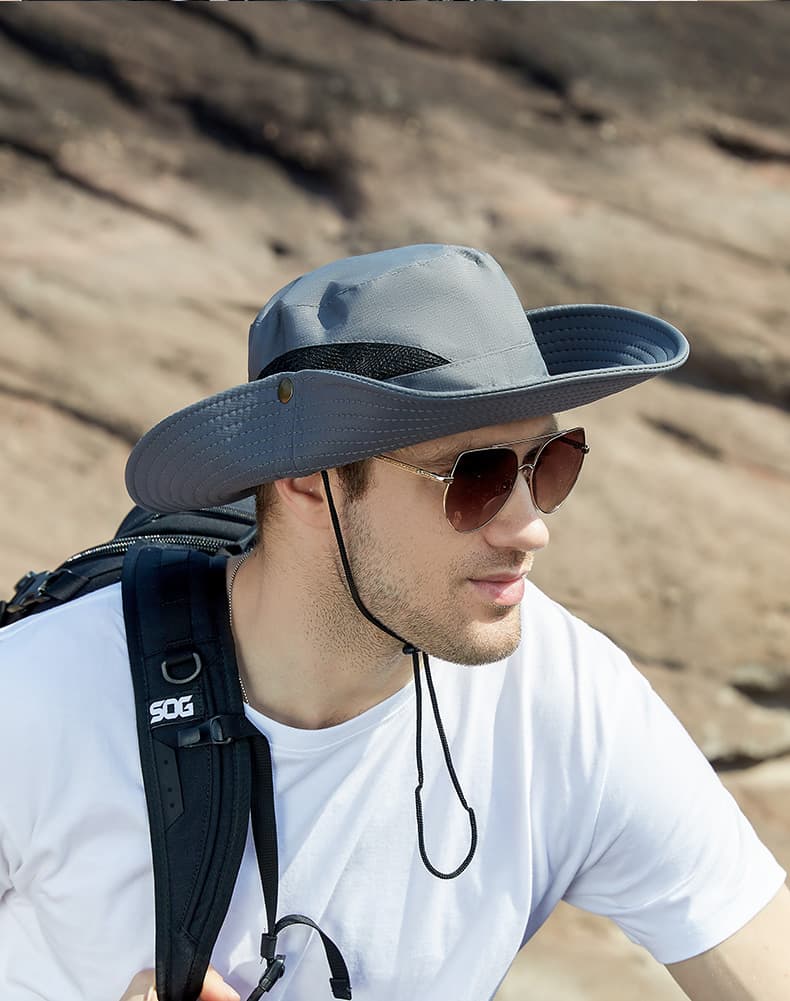 アウトドアファッション アウトドアファッション 全天候型 冒険者の日よけハット